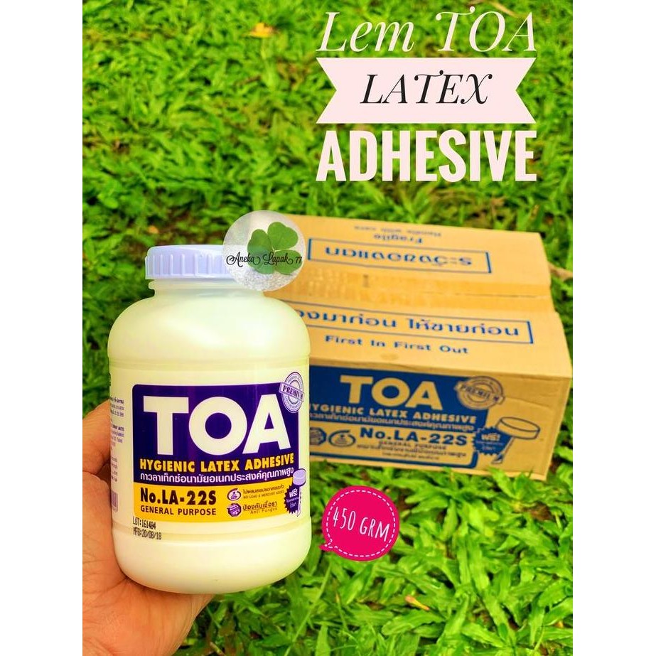 

LEM TOA Glue 16oz Original - Lem Serbaguna 450gr untuk Kayu & Kulit