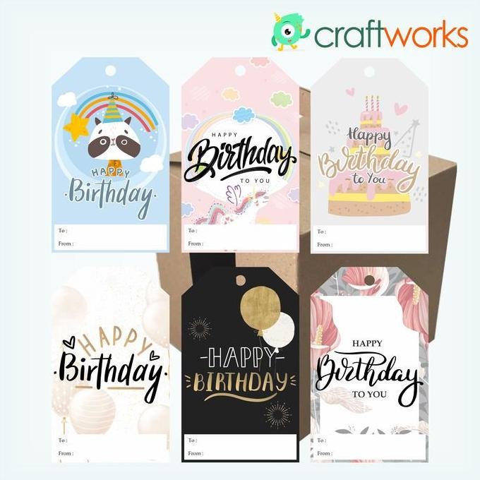 Open DS] HANG TAG BIRTHDAY / ULANG TAHUN TAG SOUVENIR