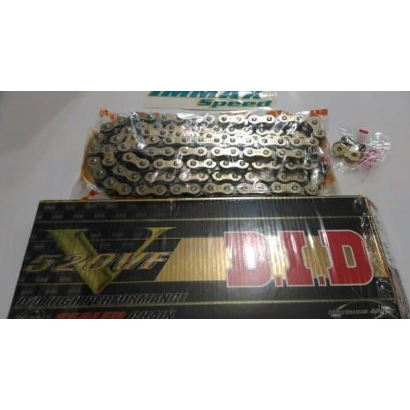 Rantai DID Japan Oring O-Ring 520VF 520 VF 110L 110 L Gold Racing