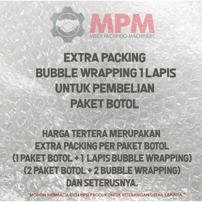 

Buruan serbu] Extra Bubble Wrap untuk Packing Tambahan Khusus Paket Botol