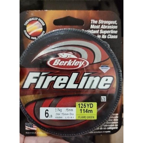 BARU Senar pancing berkley fireline 114m senar kecil tapi kuat