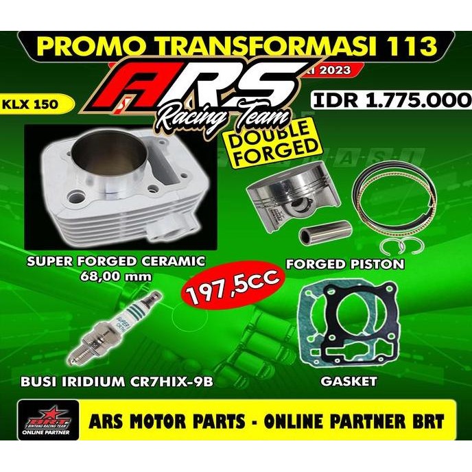 BLOK PISTON BRT KLX 68 MM BLOK CERAMIC - FORGED PISTON BRT 68 MM