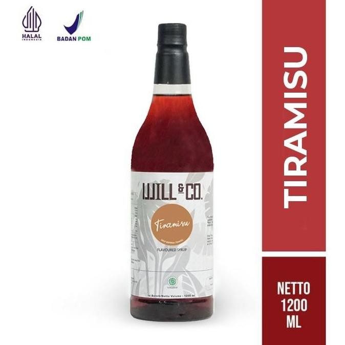 

Will&Co Syrup Tiramisu 1Kg - Sirup Tiramisu