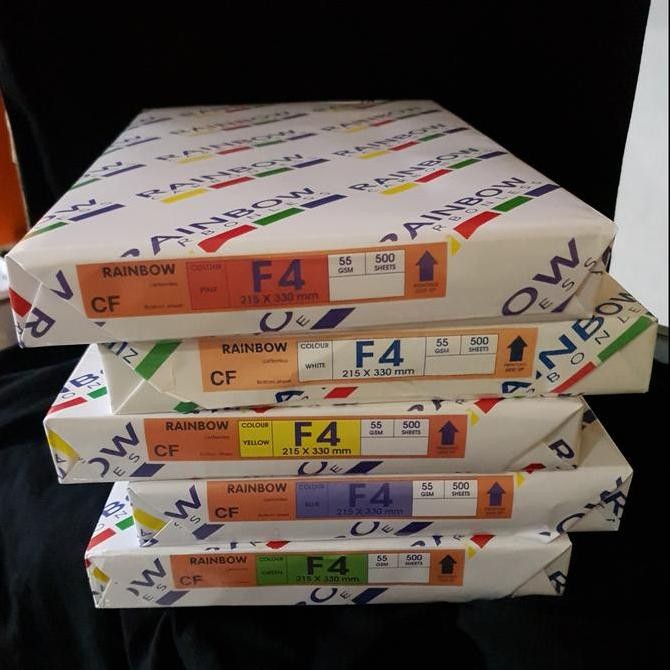 

Kertas Ncr Folio Rainbow Bottom - Kertas Rangkap Warna-Warni Non Carbon