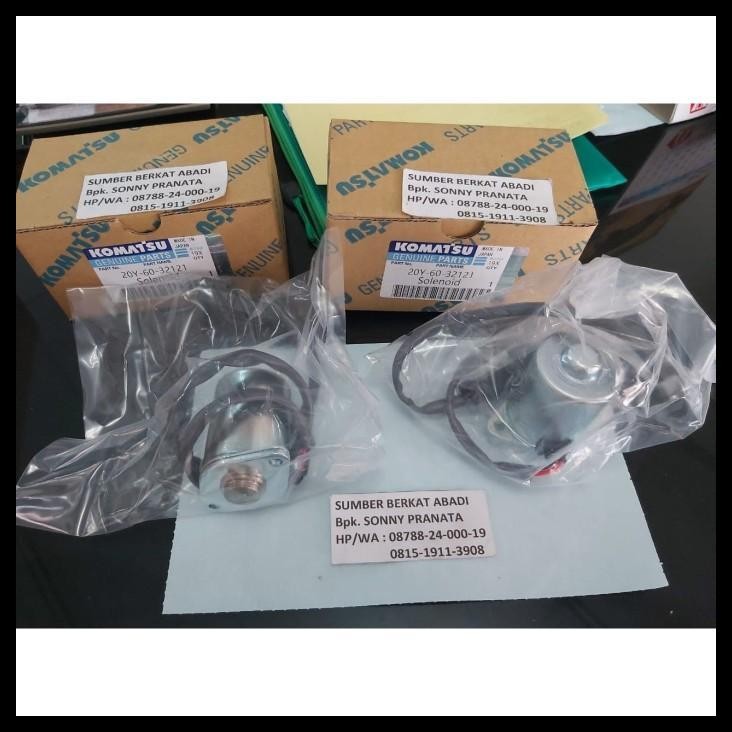 TERBARU KOMATSU 20Y-60-32121 SOLENOID VALVE 20Y6032121 20Y 60 32121 
