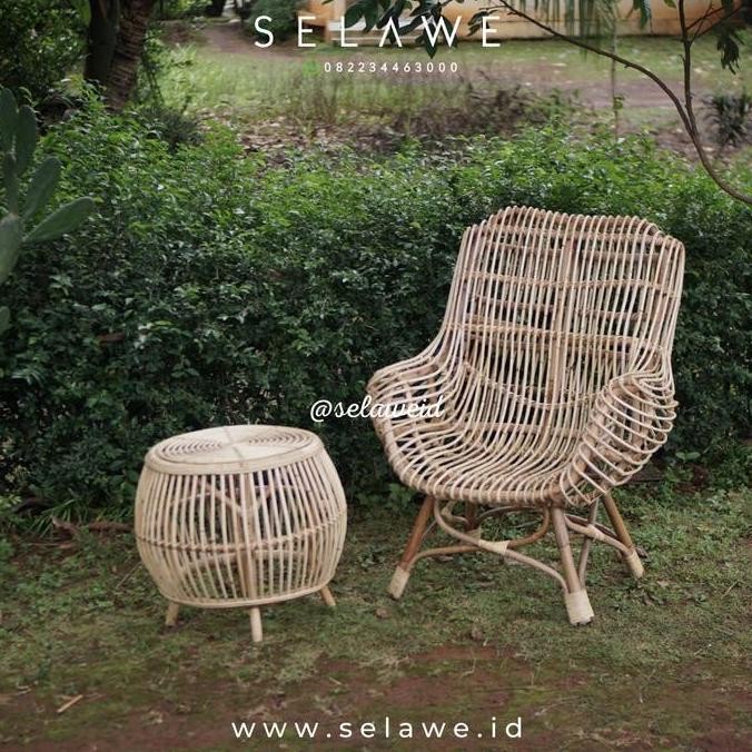 Set Kursi Santai Rotan