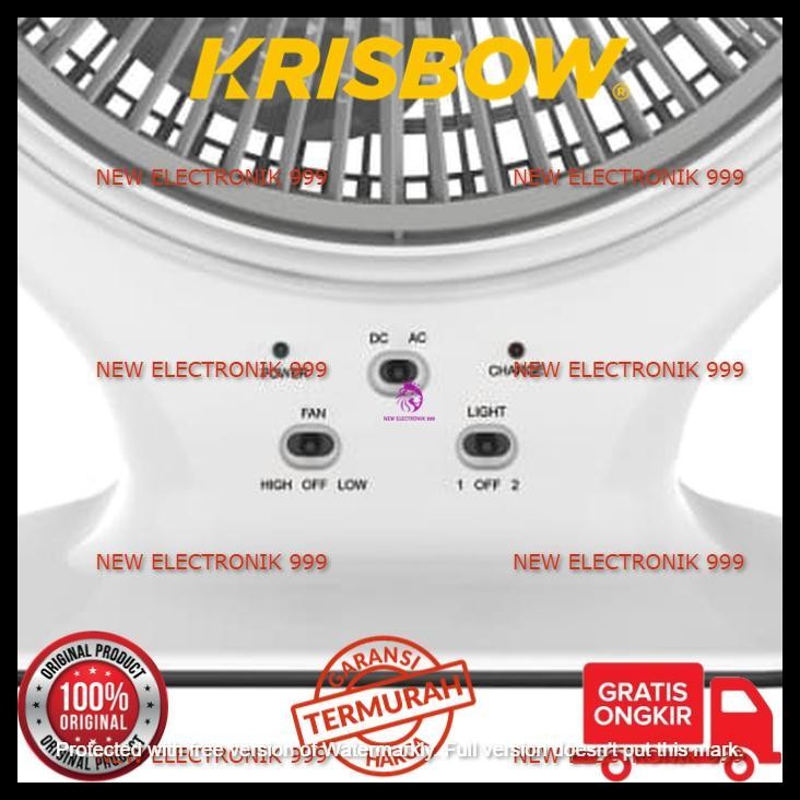 TERMURAH KRISBOW EMERGENCY BOX FAN 14INC 10145034 