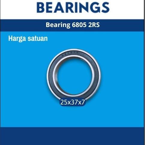 restock Bearing 6805 2RS N*N Double Tutup Karet | Bearing 6805 2RS