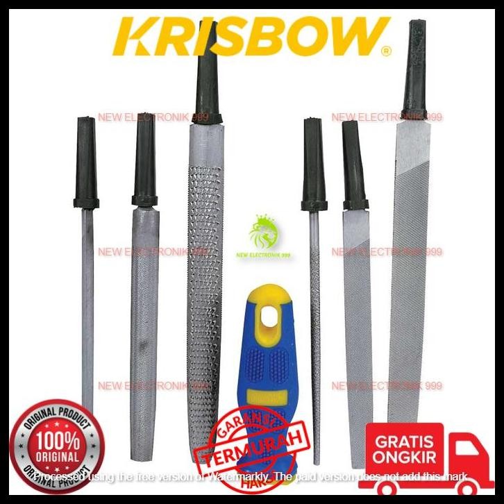 

TERMURAH KRISBOW FILE SET 6-8IN (7PCS) LRFIS7 KW0300224
