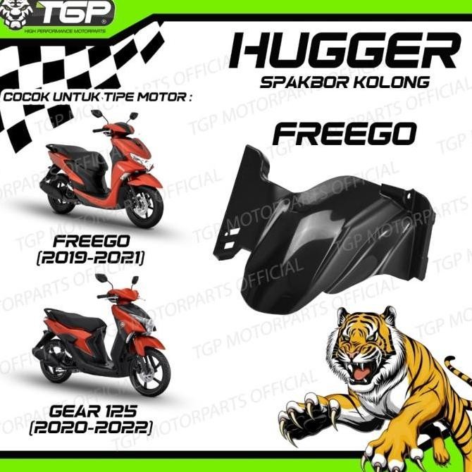 ready spakbor kolong hugger YAMAHA GEAR 125 hitam