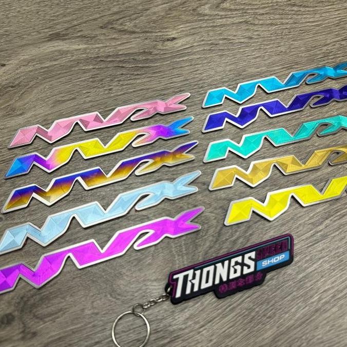 emblem titanium aerox nvx 150 yamaha original