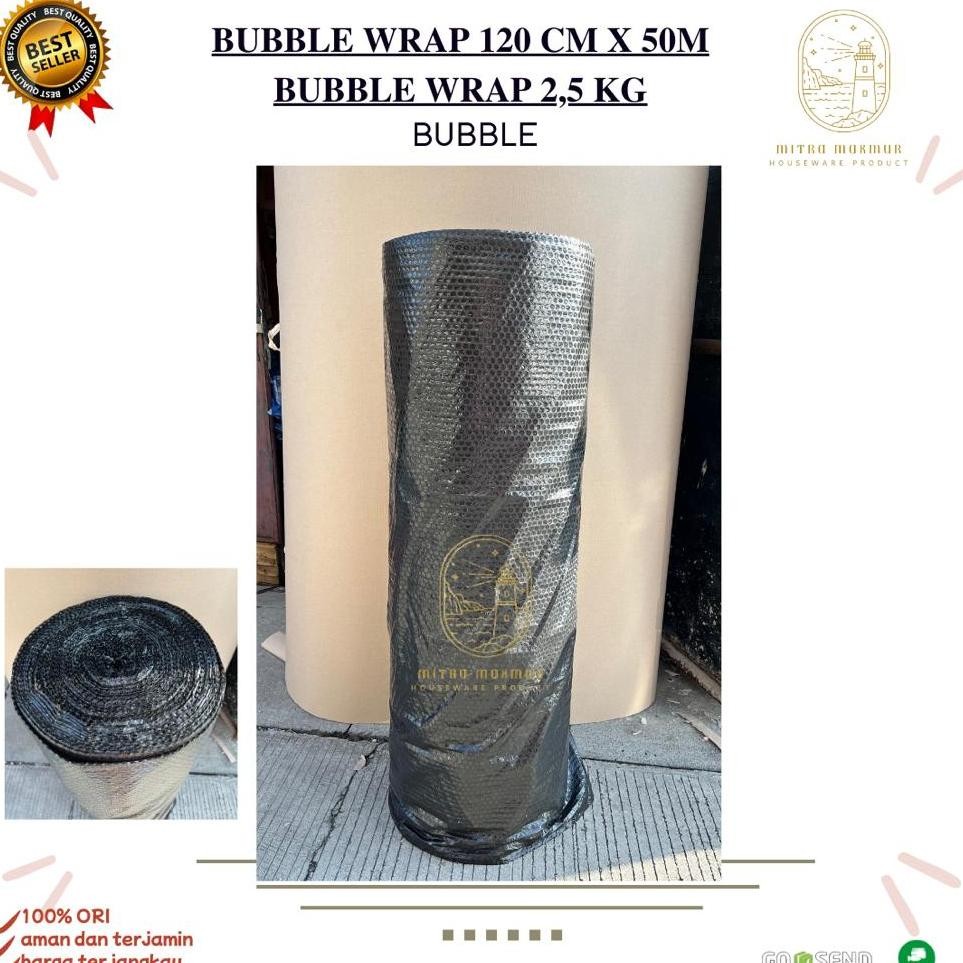 

[Sale] Bubble Wrap Tebal Murah 2,4-2,5 Kg / Bubble Wrap Gullungan 50M X 125Cm Spaylater 0%