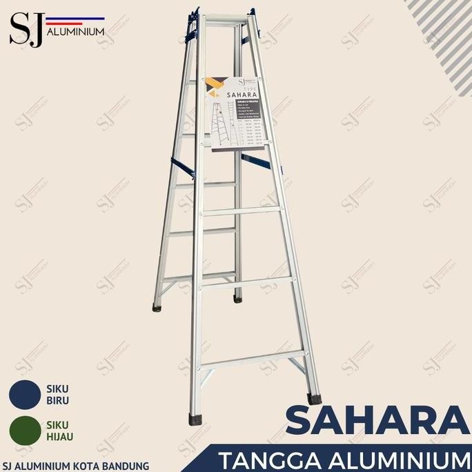 

Terlaris Sahara - Tangga Aluminium Lipat Multifungsi Biru 1,75 Meter / 175 Cm