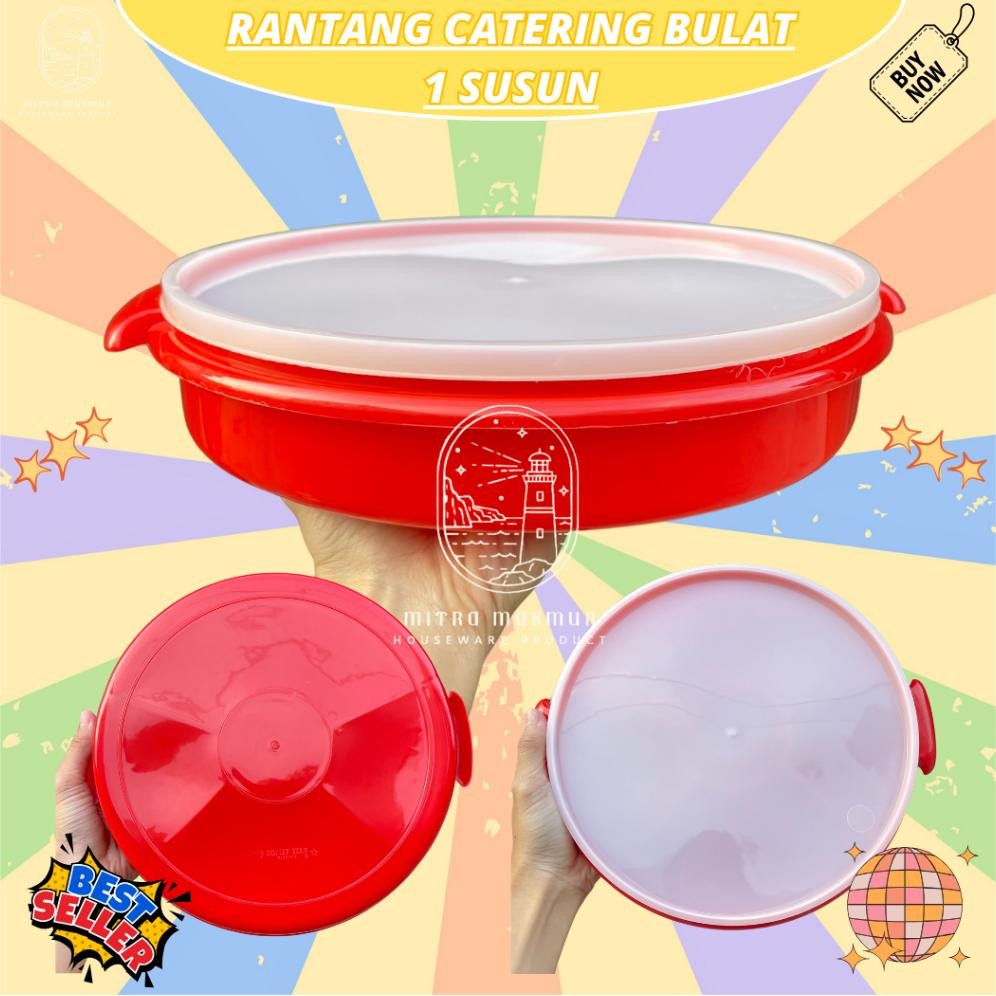Komet Star Rantang Makanan Plastik Kotak Dan Bulat Ompreng Kotak Bekal Rantang Catering Executive St