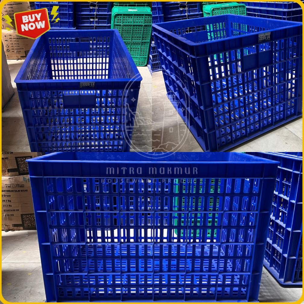 Sale Keranjang Industri Jumbo 9911 2225 Lr / Container Industri Roda / Krat Plastik Jumbo Trend