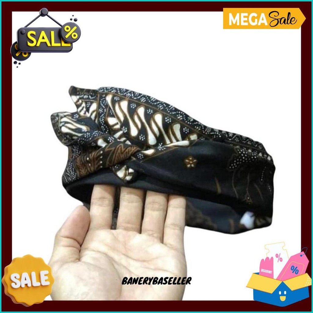 Udeng Nayah Batik Bali Indigo/Udeng Nayah Batik Bali/Udeng Nayah Original Produk