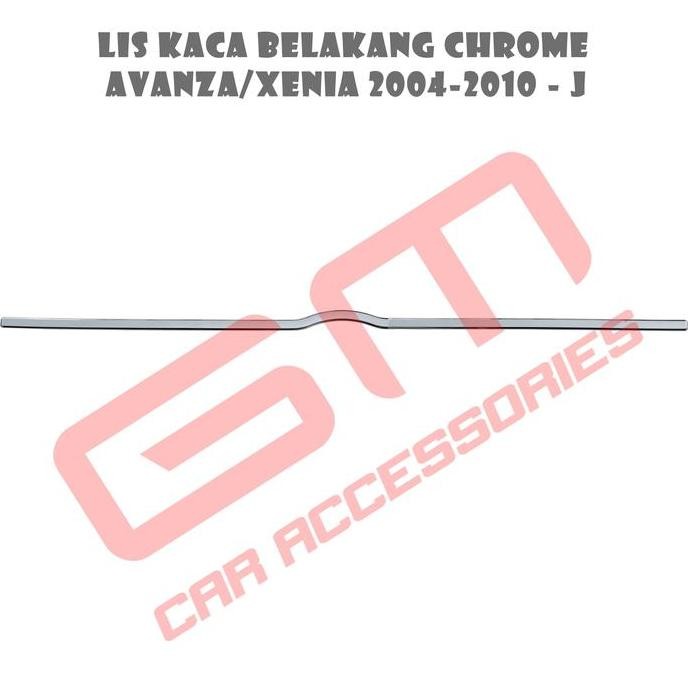 Promo LIS KACA BELAKANG CHROME AVANZA/XENIA 2004-2009 COD