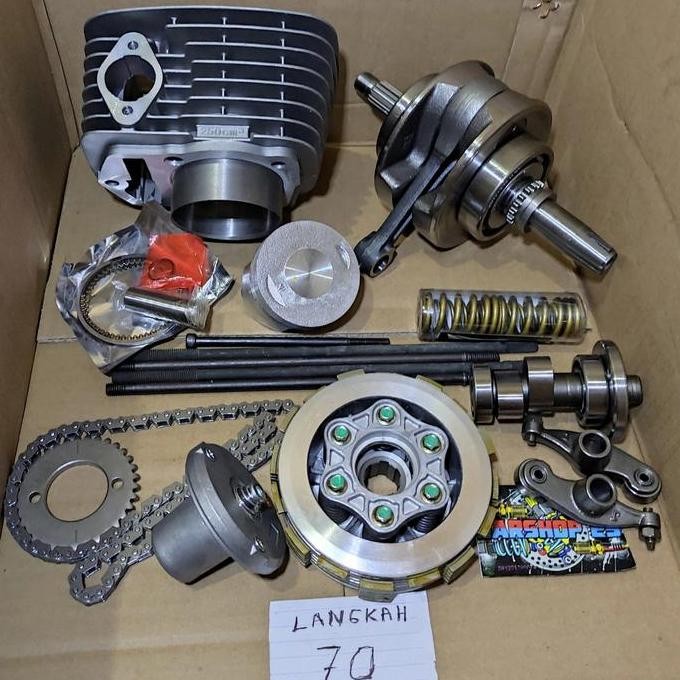 TERMURAH - PAKET BORE UP STROKE UP TIGER GL MEGAPRO LANGKAH 70 KOMPLIT