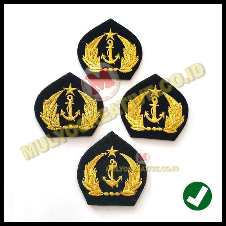 TERBARU EMBLEM TOPI PELAYARAN WARNA HITAM EMBLEM TOPI PET PELAYARAN CUSTOM 