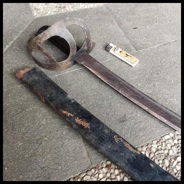 HOT DEAL PAJANGAN VINTAGE PEDANG KLEWANG MILSCO ORIGINAL LAWAS 