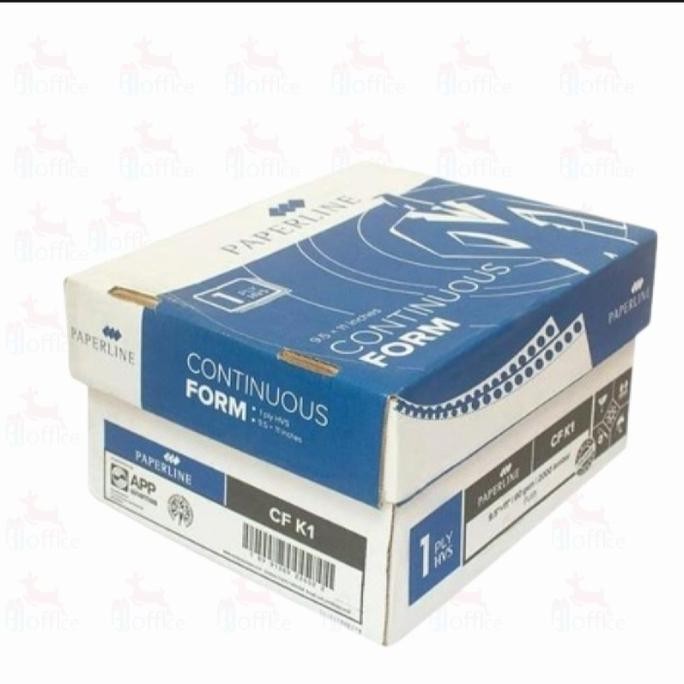 

PROMO! Kertas Continuous Form 1 Ply Putih Paperline / CF K1