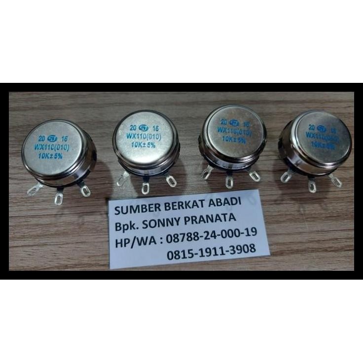 GRATIS ONGKIR POTENSIOMETER WX110 010 WX 110 010 WX110010 DIAMETER 25MM SHAFT 6MM - TOP QUALITY 