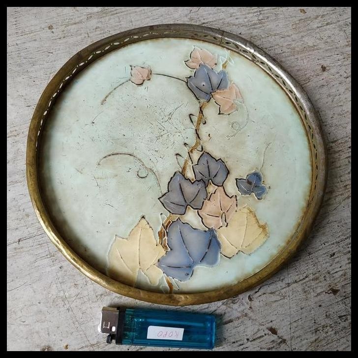 TERMURAH NAMPAN PORCELAIN BULAT RING KUNINGAN 