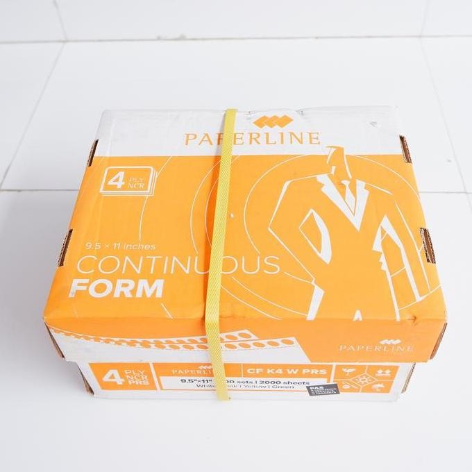 

HOT SALE! Continuous Form CF K4 W PRS Paperline 4 Ply 9,5x11 Inches 1 Box