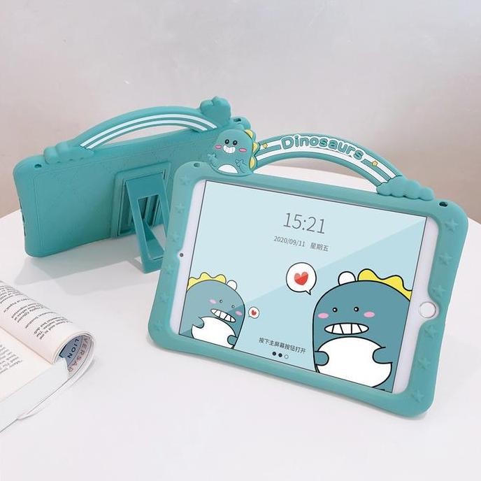 Case Silikon Anak Karakter Ipad Mini 1 2 3 4 5 Dino Dinosaurus