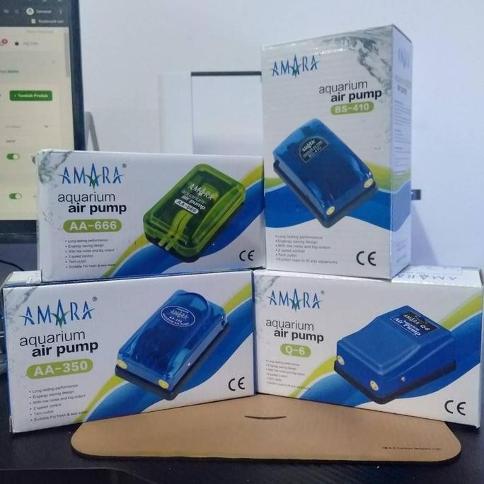AMARA AERATOR SET 2 LUBANG MESIN + BATU AERASI + SELANG PAKET LENGKAP