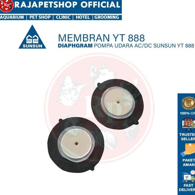 SPAREPART SUNSUN MEMBRAN YT-888 POMPA UDARA AERATOR KOLAM IKAN