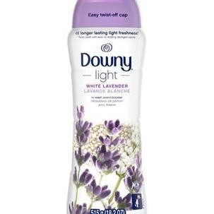 

Downy Light In-Wash Laundry Scent Booster Beads, White Lavender 18.2 oz (515g)