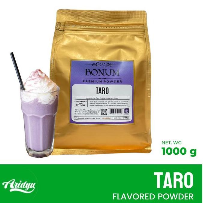 

] Taro Powder Merk Bonum 1kg