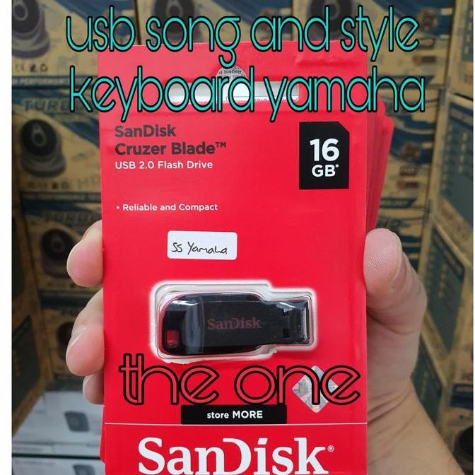 baru USB song style keyboard yamaha 16GB