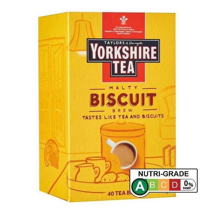 

Taylors Of Harrogate Yorkshire Biscuit Brew 40 Tea Bags