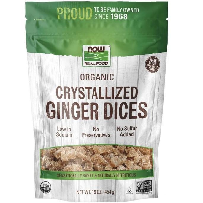 

Now Foods Organic Crystallized Ginger Dices 454g