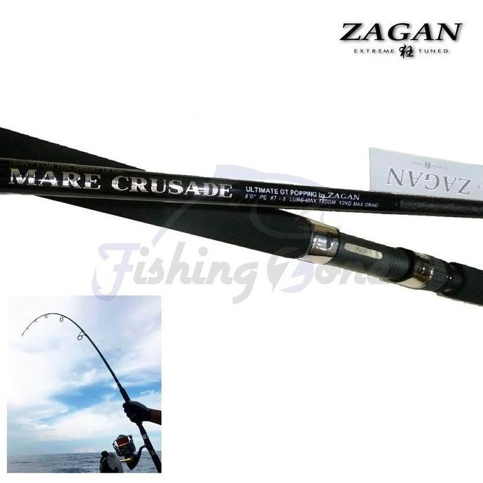 TERBARU - Zen X EA ZAGAN MARE CRUSADE Ultimate GT Popping Rod 802 - PE 7-8
