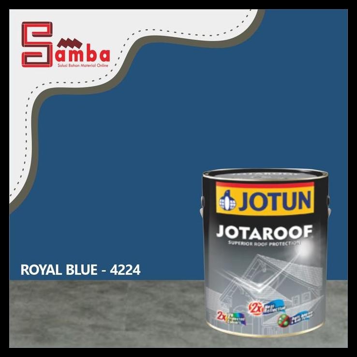 DISKON JOTAROOF ROYAL BLUE 4224 JOTUN 2,5 LTR / CAT GENTENG 