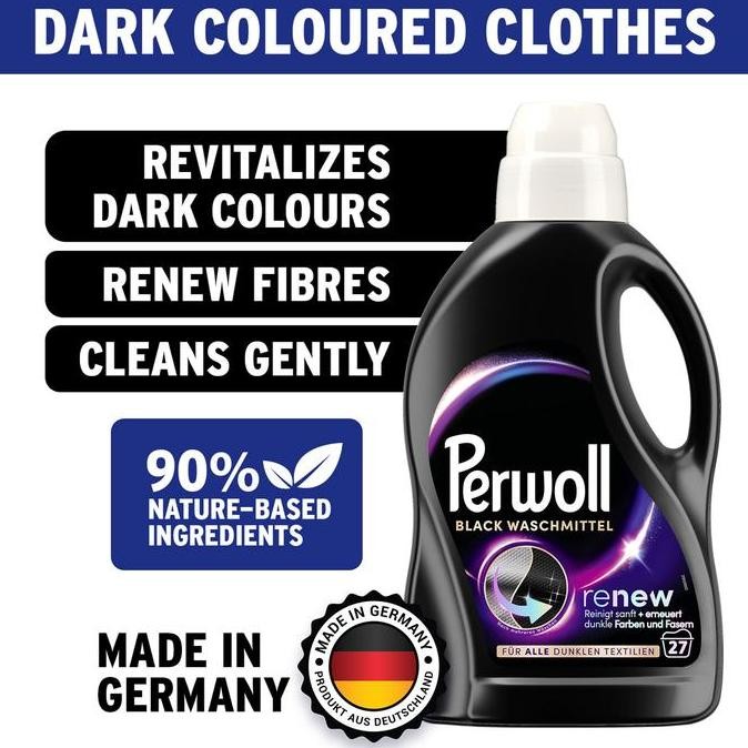 

Perwoll Renew Black & Dark Colour Laundry Detergent 1.35L