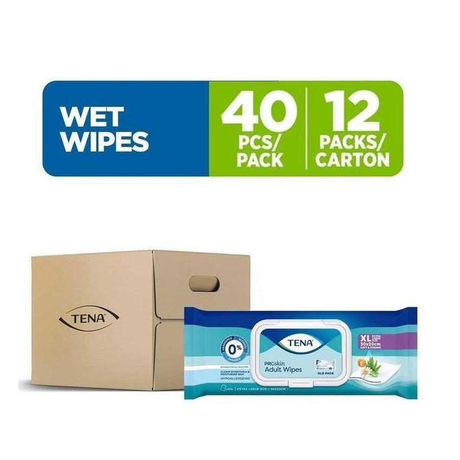 

Tena Proskin Adult Wipes - Case (12 x 40pcs)
