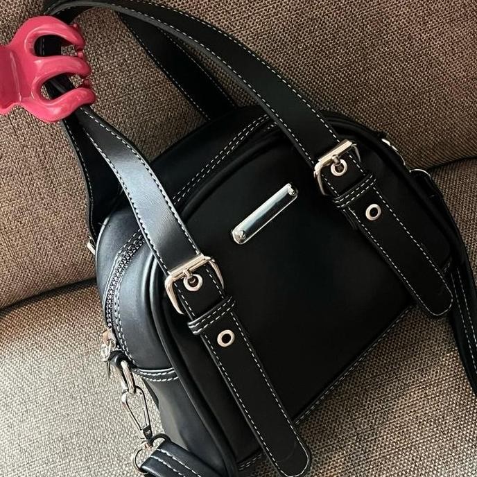 Tas Selempang Bahu Wanita Mini Reboong Hitam