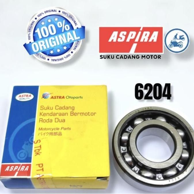 new BEARING LAHER SKF 6204 ASPIRA AS PULLEY HONDA BEAT - SCOOPY - SPACY