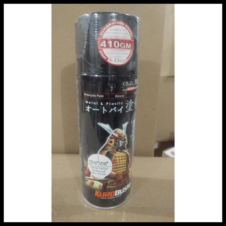 TERBARU CAT PYLOX SEMPROT SPRAY AEROSOL SAMURAI PAINT CANDY YELLOW KUNING Y016 