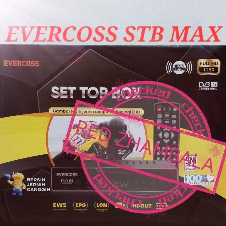 NEW Evercoss STB Max dan Prime Set Top Box Digital TV Receiver [terbaik][terlaris]