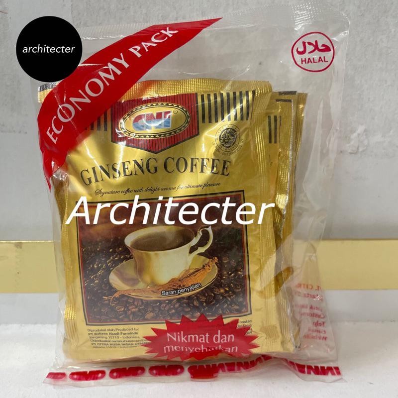 

FM Ginseng Coffee CNI KOPI GINSENG Kemasan Ekonomis Isi 5 Sachet Economy Pack