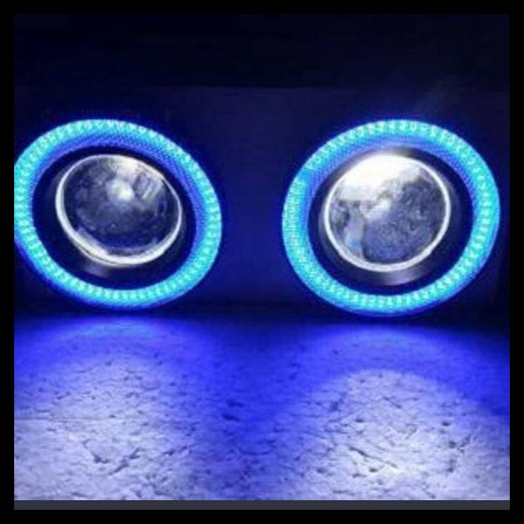 GRATIS ONGKIR FOG LAMP ENGEL EYES RING 89 LED 2 WARNA MOBIL ALL NEW INNOVA 2015 KBWH 