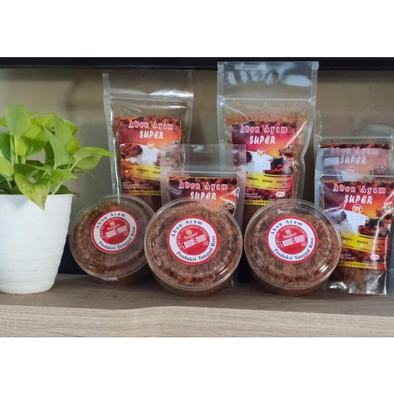 

FM Abon Ayam Super Tunggal Roso Kemasan Pouch 100 Gr Dan 50 Gr