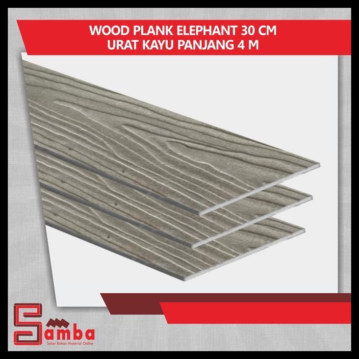 HOT DEAL WOOD PLANK ELEPHANT 30 CM URAT KAYU PANJANG 4 M 