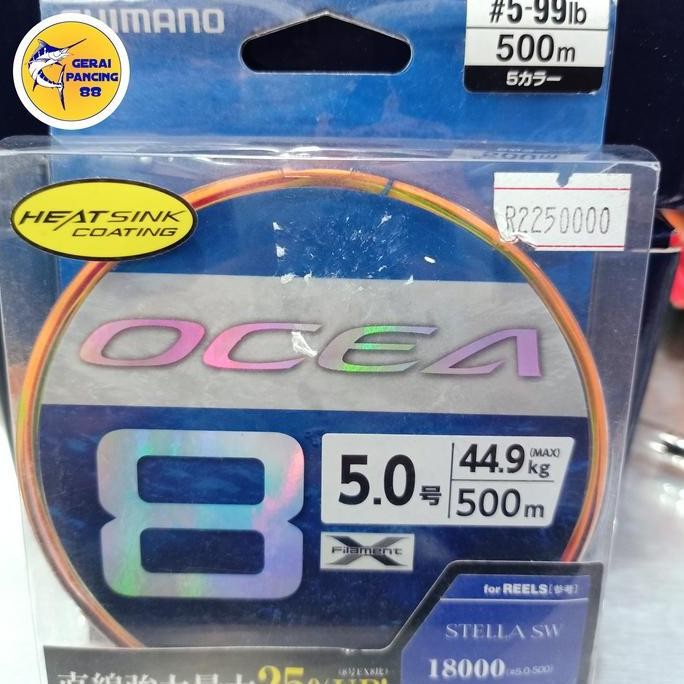 TERMURAH - SENAR SHIMANO OCEA 8 PE 5/500M