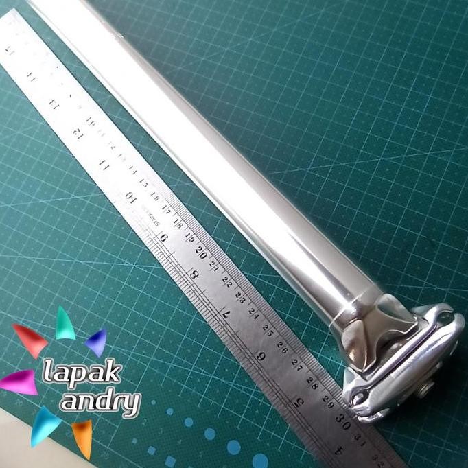 Seatpost 26.0 26,0mm alloy XL Original NOS Vintage 30cm Silver Taiwan